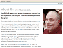 Tablet Screenshot of jimedlin.com